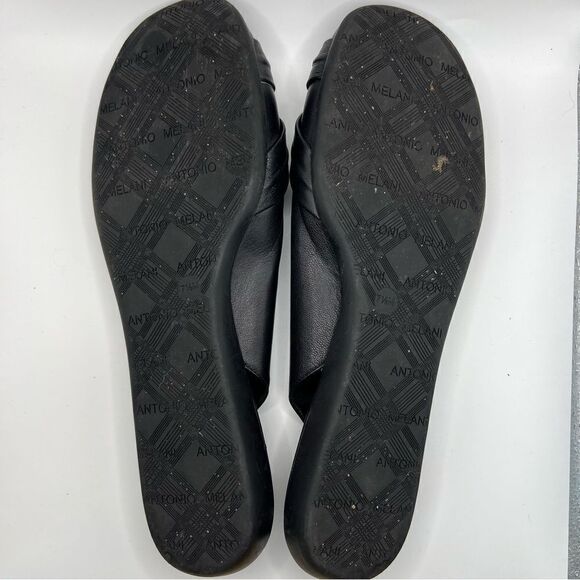 Antonio Melani Black twist toe flats - Picture 5 of 8